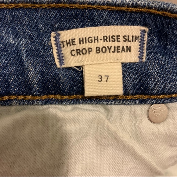 MADEWELL plus size 37 high-rise slim crop boyjean - Picture 13 of 14